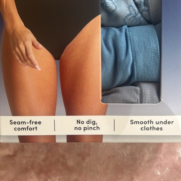 2/$13🍁6pk Fruit of the Loom Seamless Hi-Cuts in Assorted Colors - Picture 5 of 6